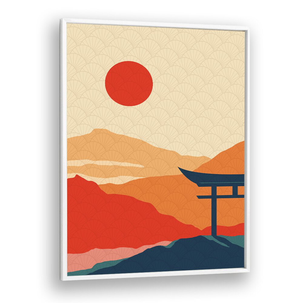 Vibrant SUNSET DELIGHT landscape paintings from Asianmonk bring serene beauty to your space. Perfect wall décor choice!