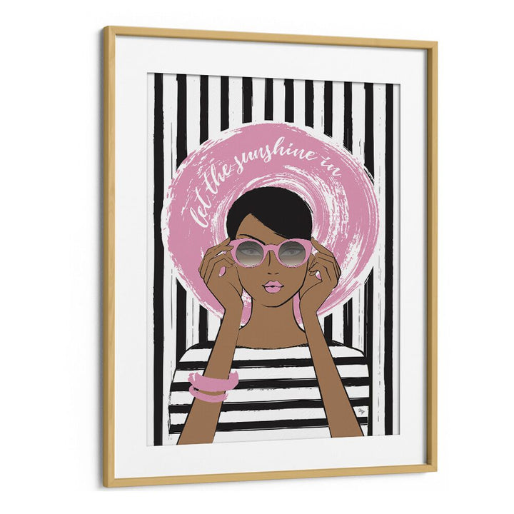 Stylish "SUNSHINE GIRL DARK, FASHION POSTERS" by Martina adds elegance and positivity to your space. Perfect for décor.