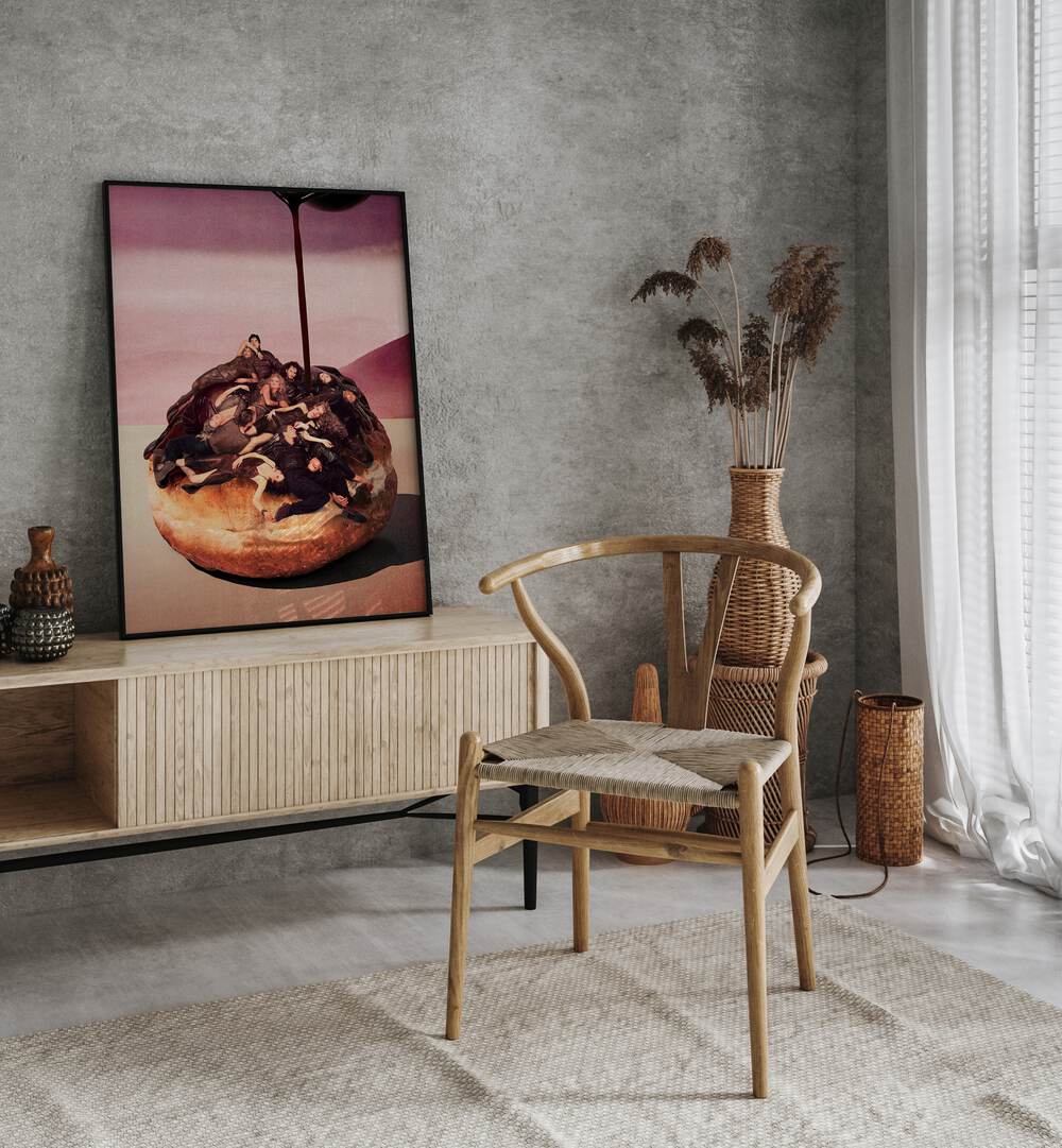 Transform your space with the SURREAL DECADENT DONUT, SURREAL ART PRINTS by Vertigo Artography, igniting creativity.