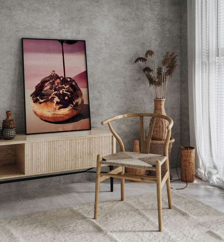 Transform your space with the SURREAL DECADENT DONUT, SURREAL ART PRINTS by Vertigo Artography, igniting creativity.