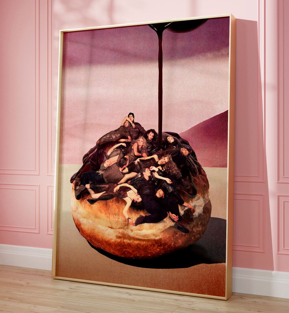 Surreal Decadent Donut art print by Vertigo Artography, blending fantasy and creativity for your space.