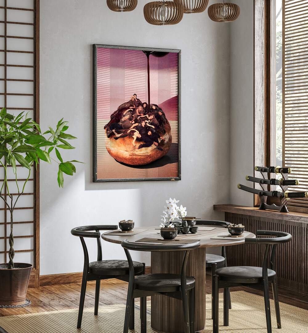 Transform your space with the Surreal Decadent Donut, a unique art print by Vertigo Artography.