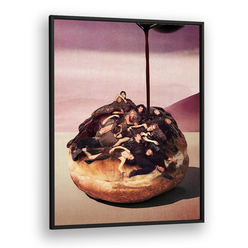 Surreal Decadent Donut art print by Vertigo Artography, blending imagination and creativity in a striking design.