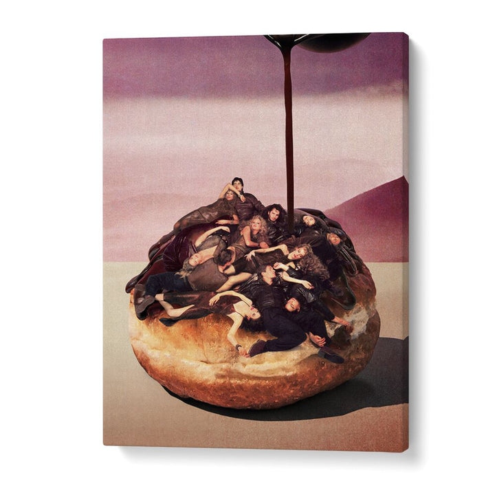 Surreal Decadent Donut art print by Vertigo Artography blends imagination with creativity on premium canvas.