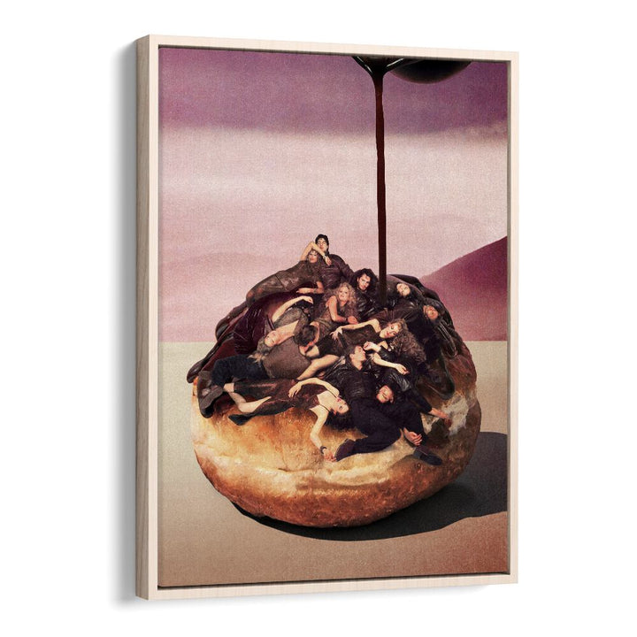 Surreal Decadent Donut art print by Vertigo Artography, blending imagination and creativity in a unique design.