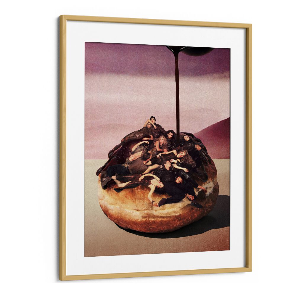 Surreal Decadent Donut art print by Vertigo Artography, a unique addition to your imaginative space.