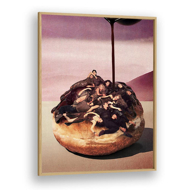 Surreal Decadent Donut art print by Vertigo Artography, blending imagination with a unique donut design.