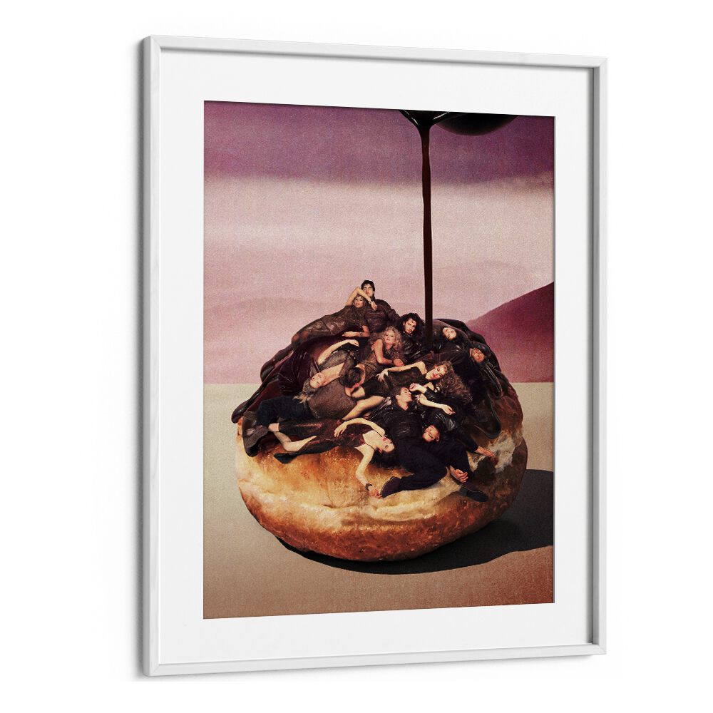 Surreal Decadent Donut art print by Vertigo Artography, blending imagination and creativity in a captivating design.