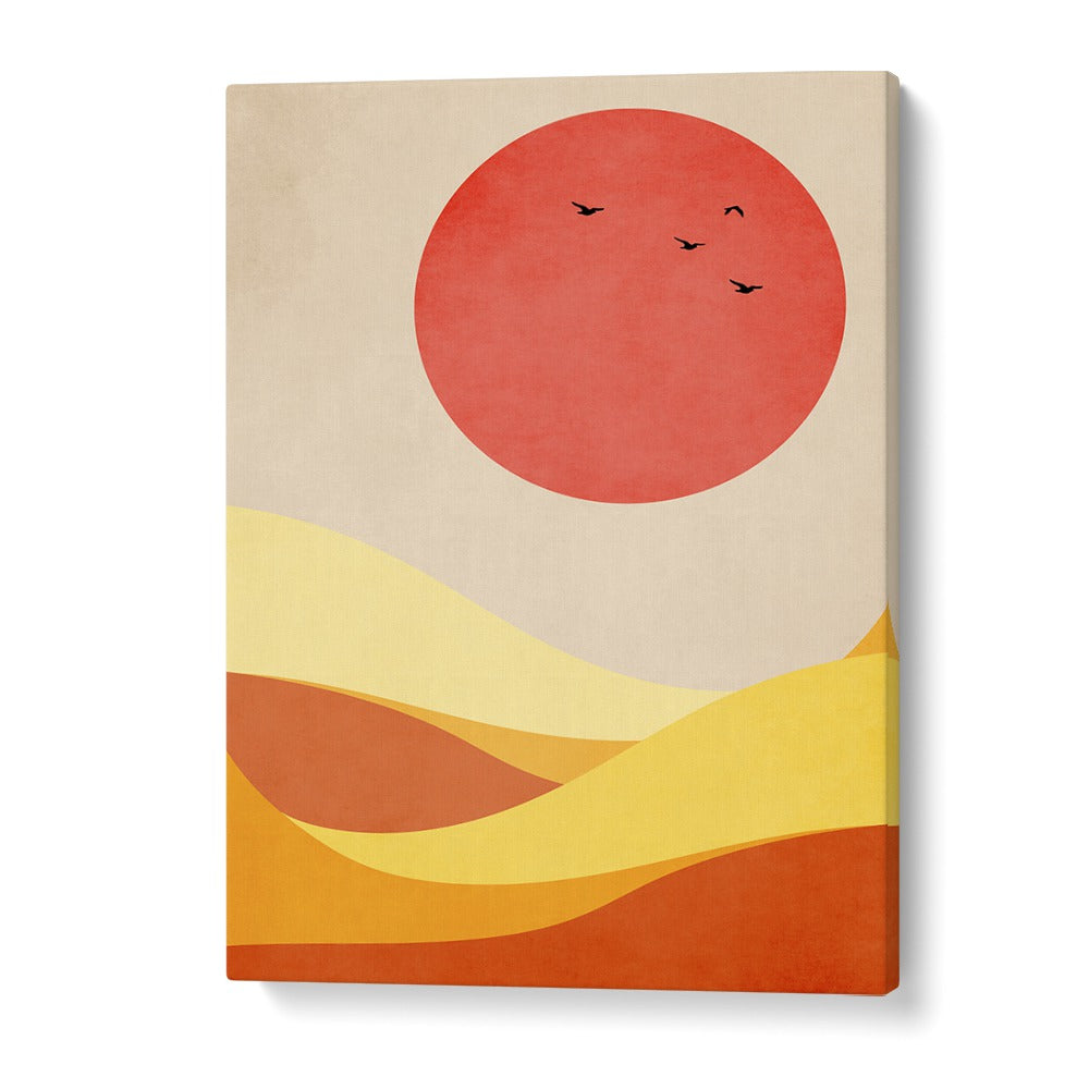 Vibrant SWEET HARMONY, LANDSCAPE PAINTINGS art print showcasing serene colors and modern elegance for any space.