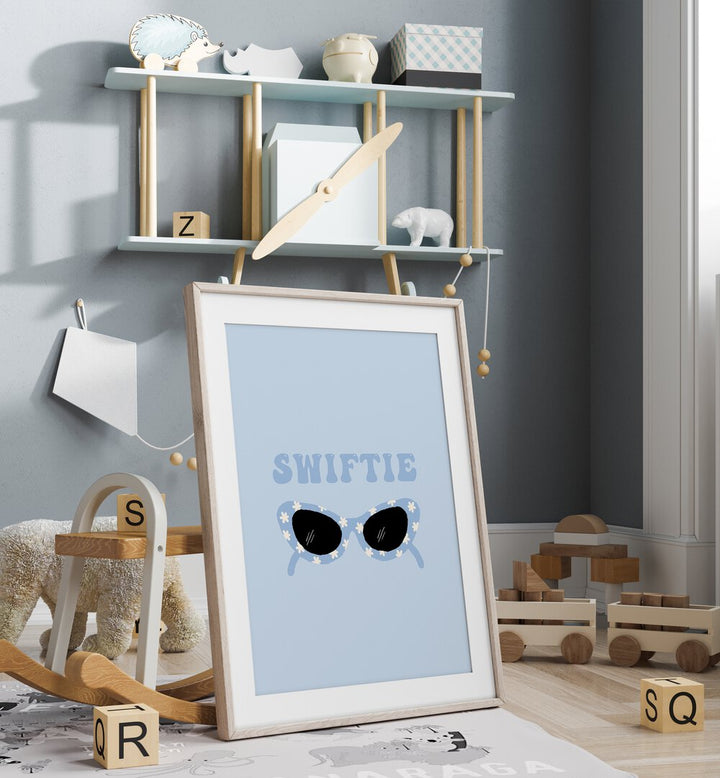 Playful SWIFTIE CAT EYE SHADES, KIDS ROOM PAINTINGS perfect for trendy kids' decor and UV protection. Perfect for style!