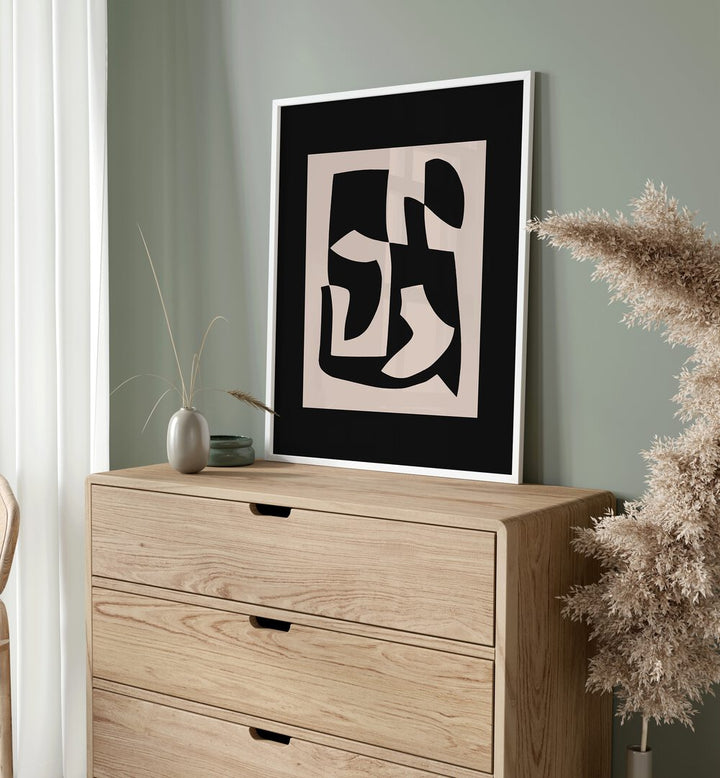 Scandinavian Midnight Canvas, abstract paintings adding modern elegance to your home, by Preayna. Transform your space!