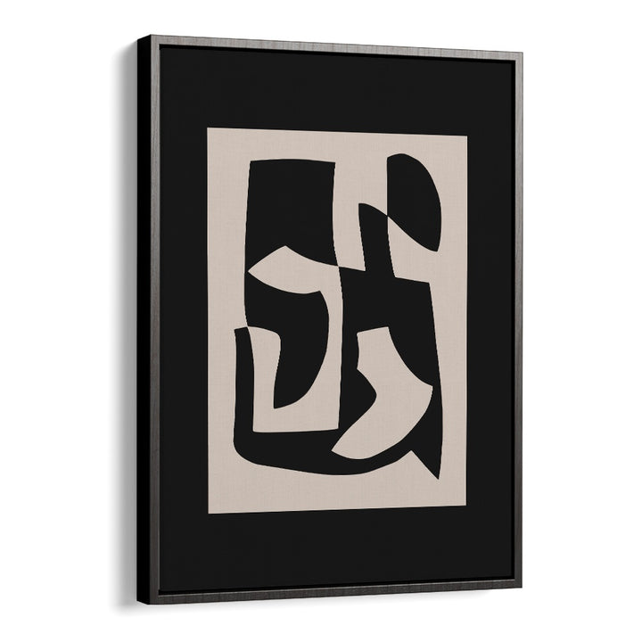 Scandinavian Midnight Canvas, Abstract Paintings, featuring elegant design by Preayna for modern home decor.