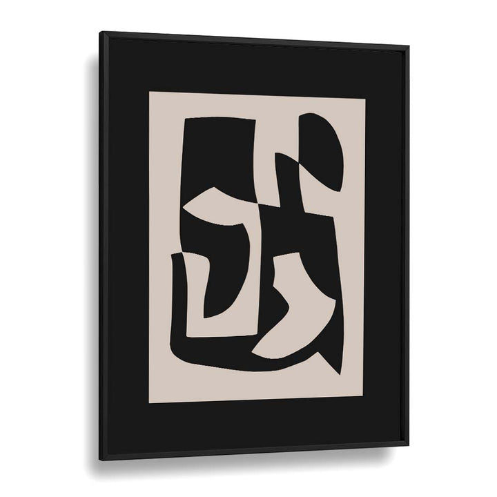 SCANDINAVIAN MIDNIGHT CANVAS, ABSTRACT PAINTINGS by Preayna adds modern elegance to any space with its striking design.