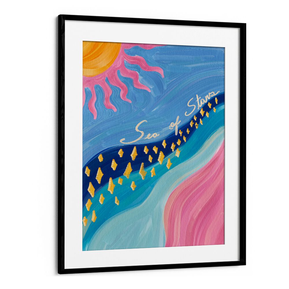 Colorful SEA OF STARS, KIDS ROOM PAINTINGS poster with inspiring design, perfect for uplifting children's spaces.