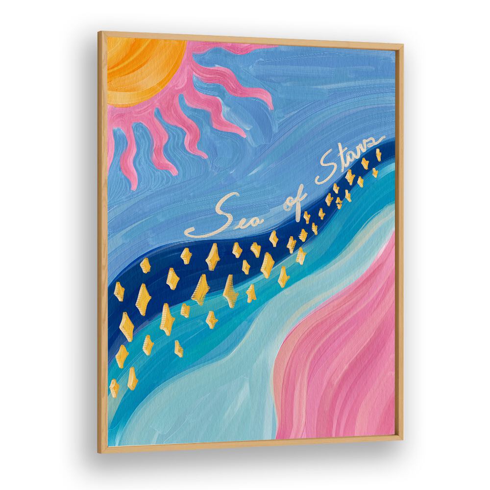 Colorful SEA OF STARS, KIDS ROOM PAINTINGS brighten up any child's space, inspiring creativity and joy.