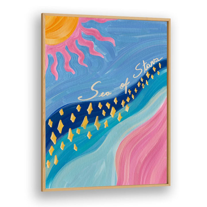 Colorful SEA OF STARS, KIDS ROOM PAINTINGS brighten up any child's space, inspiring creativity and joy.