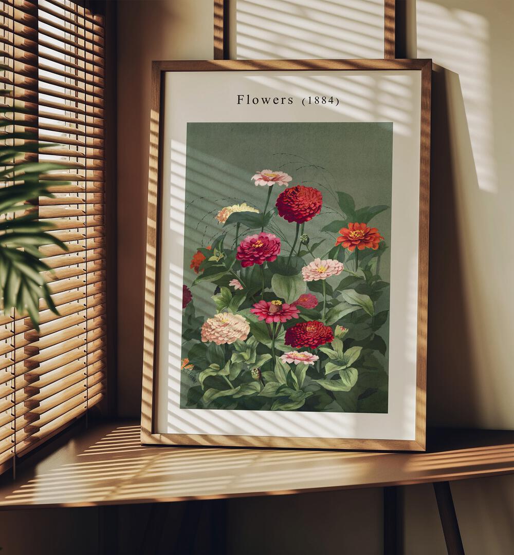 Framed floral art prints enhance the SHADES OF YELLOW GALLERY WALL, adding warmth to stylish GALLERY WALLS.