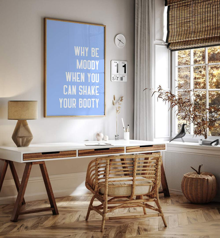 Bright and stylish SHAKE THY BOOTY , QUOTES poster by Athene Fritsch, perfect for uplifting any space.