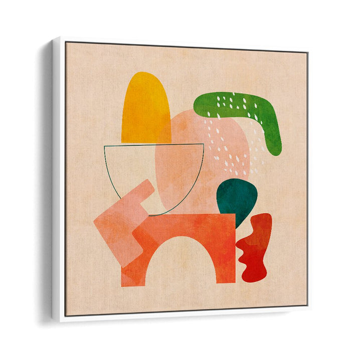 Shapes Play Kopie II, abstract paintings by Ana Rut Bre, feature vibrant colors and modern design for elegant decor.