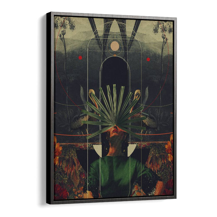 Stunning surreal art print "SHE SAW THE EQUATOR" by Frank Moth, blending imagination and reality beautifully.