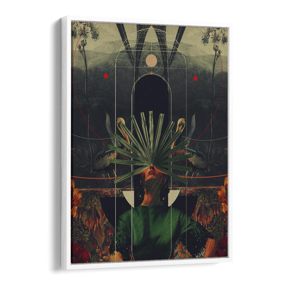Explore surrealism with "SHE SAW THE EQUATOR, SURREAL ART PRINTS" by Frank Moth, a captivating art piece.