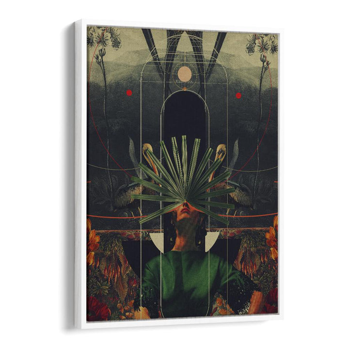 Explore surrealism with "SHE SAW THE EQUATOR, SURREAL ART PRINTS" by Frank Moth, a captivating art piece.