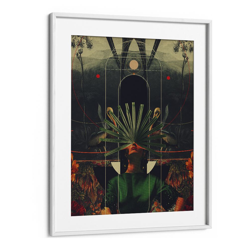 SHE SAW THE EQUATOR, SURREAL ART PRINTS by Frank Moth, a captivating piece blending imagination and reality.
