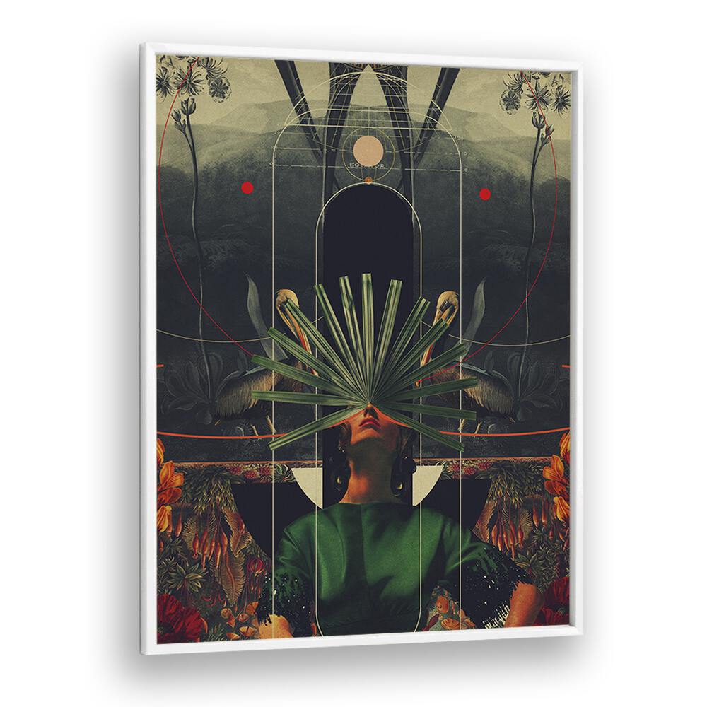SHE SAW THE EQUATOR, SURREAL ART PRINTS by Frank Moth combines imagination and reality in stunning decor.