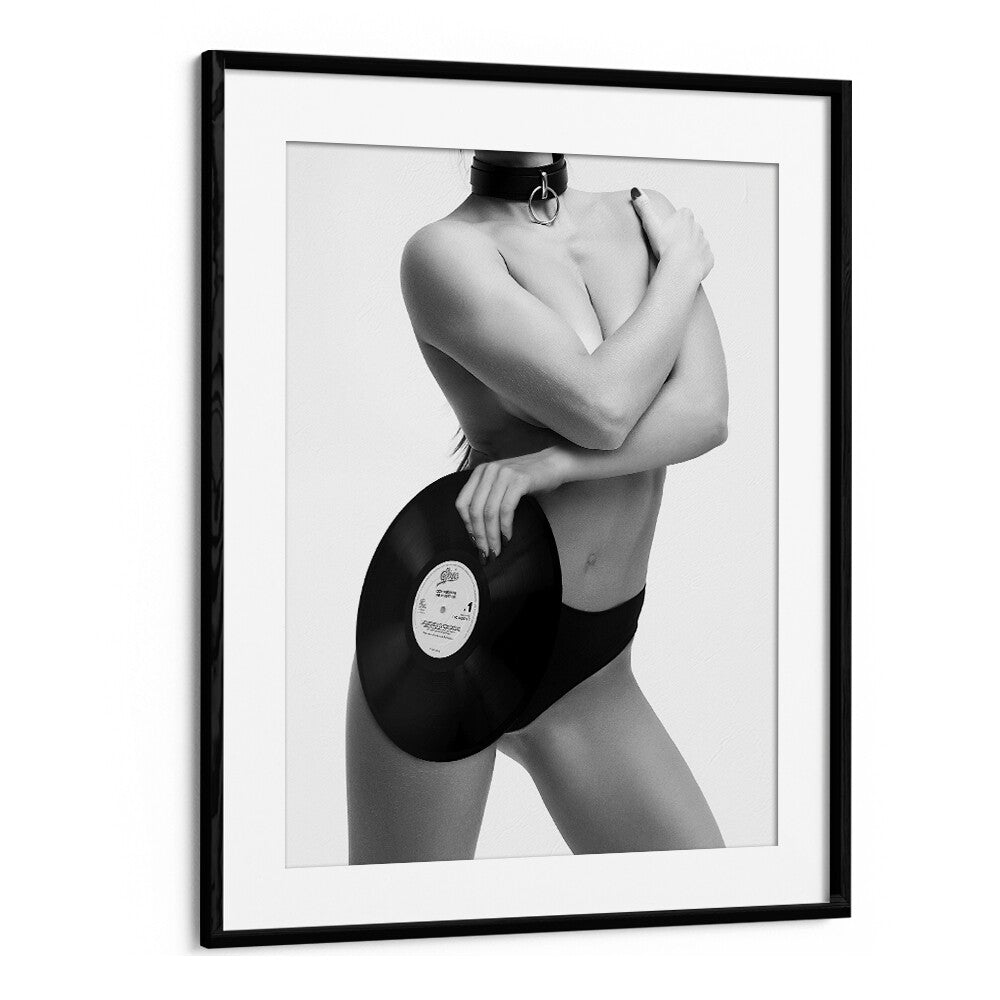 Stylish black-and-white photography print "SIN ROCK ME" by David Drake, blending fashion and fine art elegance.