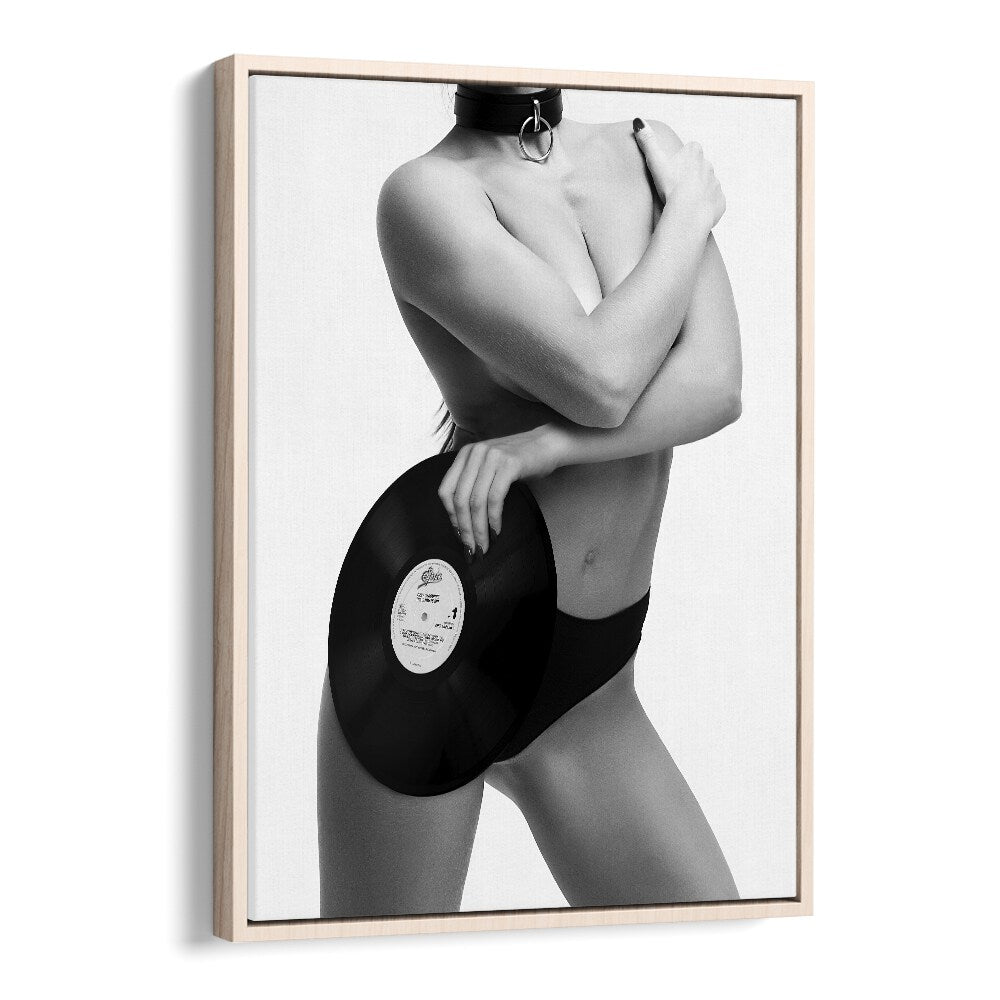Stylish black and white photography print "Sin Rock Me" by David Drake, blending fashion and fine art elegantly.