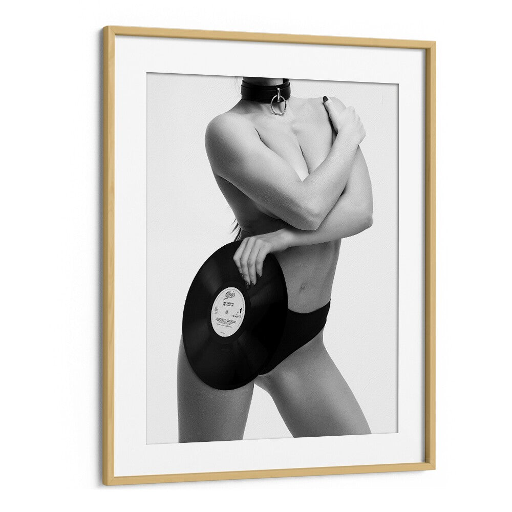 Stylish black-and-white art piece titled "Sin Rock Me," featuring photography prints by David Drake in a chic frame.