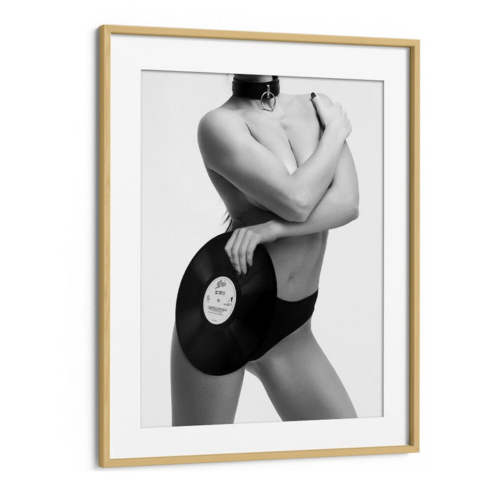 Stylish black-and-white art piece titled "Sin Rock Me," featuring photography prints by David Drake in a chic frame.