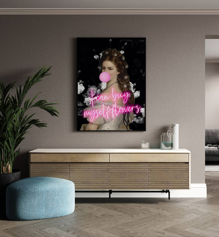 Transform your space with SISI FLOWERS, ALTERED ART PRINTS, featuring vibrant digital art by Grace for a unique touch.