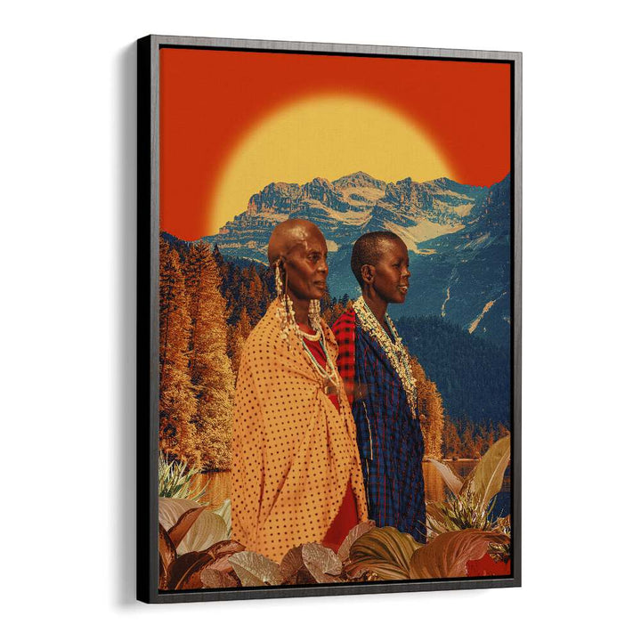 Sister by Cosmo Zach showcases stunning surrealism in African art paintings, perfect for any conversation starter.