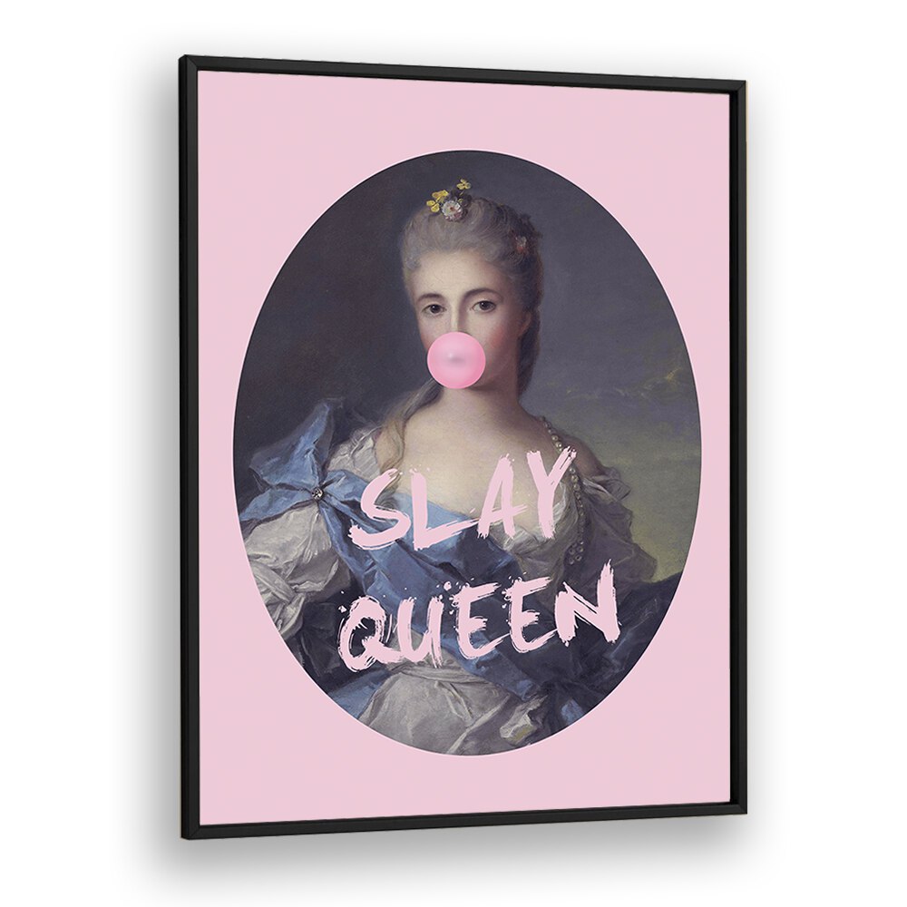 Elevate your space with SLAY QUEEN IV, ALTERED ART PRINTS by Grace Digital Art Co., a modern masterpiece.