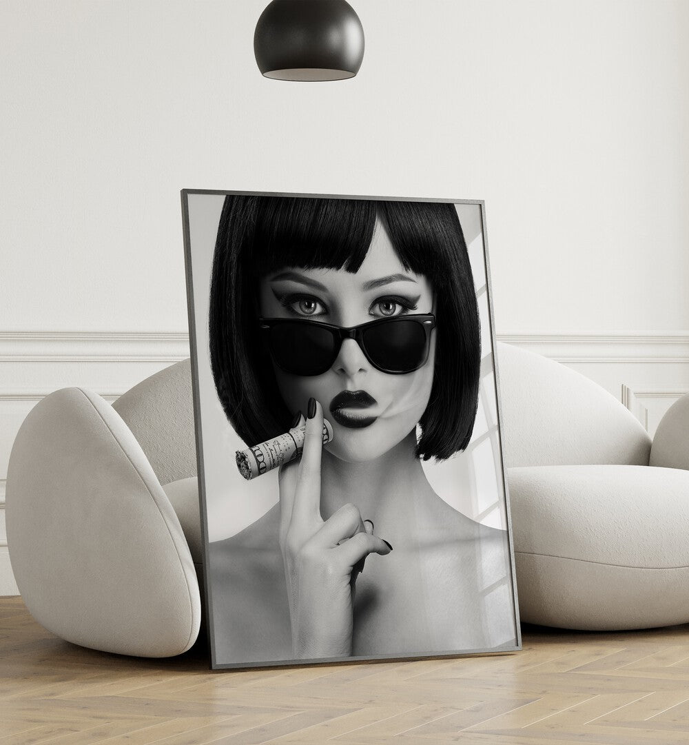 Stylish SMOKE THIS, PHOTOGRAPHY PRINTS by David Drake adds captivating artistry to any living space.