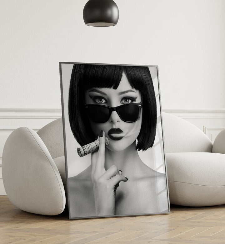 Stylish SMOKE THIS, PHOTOGRAPHY PRINTS by David Drake adds captivating artistry to any living space.
