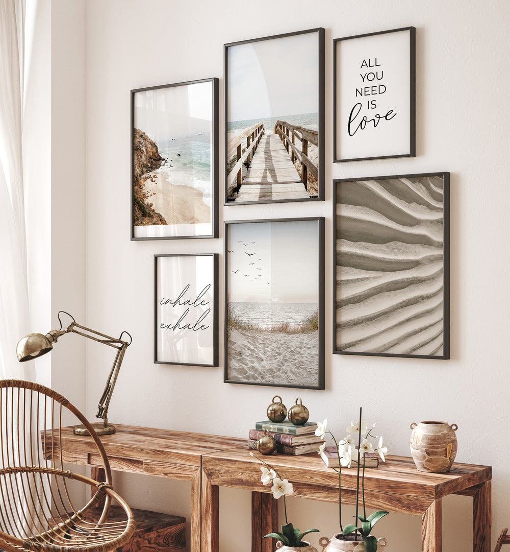 Create a stunning SOLO TRIP GALLERY WALL with framed prints that showcase your love for travel and add character to any space.
