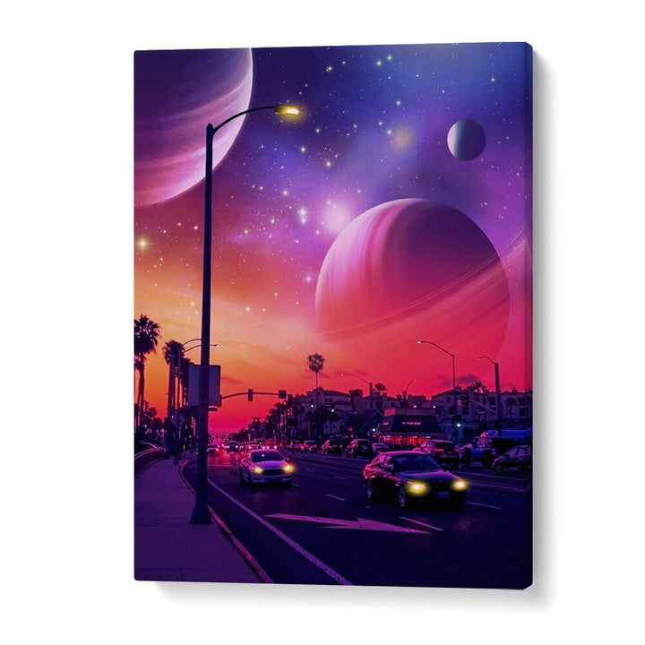 Explore the cosmic beauty of SPACE DRICE II, SURREAL ART PRINTS by Ritvik Takkar, perfect for any art lover.