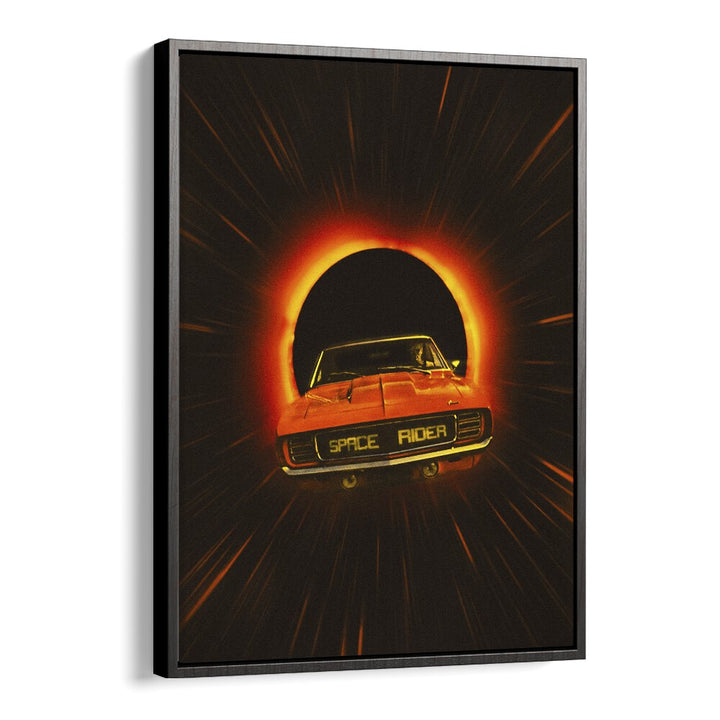 Vibrant SPACE RIDER, SURREAL ART PRINTS by Taudalpoi brings cosmic beauty to your home decor.