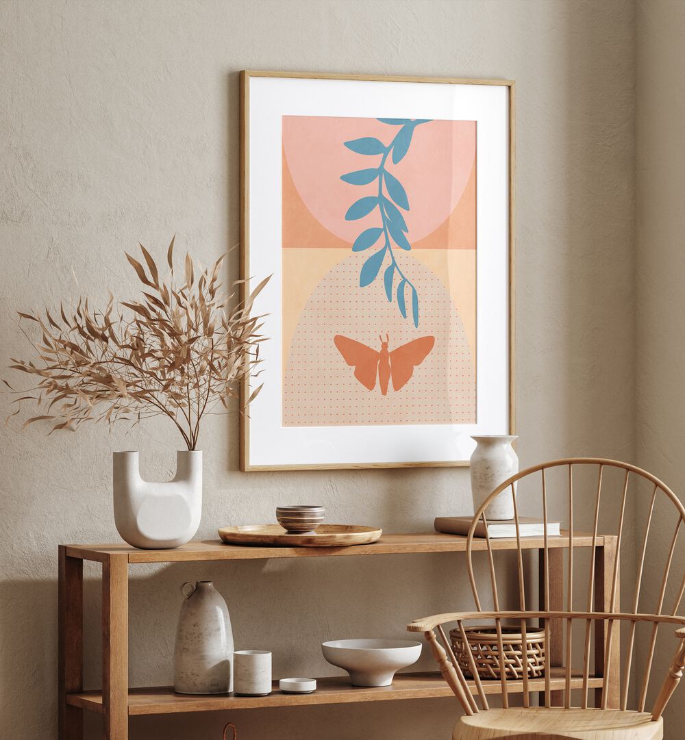 Bright and modern SPACES 2020 I, ABSTRACT PAINTINGS by Ana Rut Bre, enhancing home decor with vibrant colors.