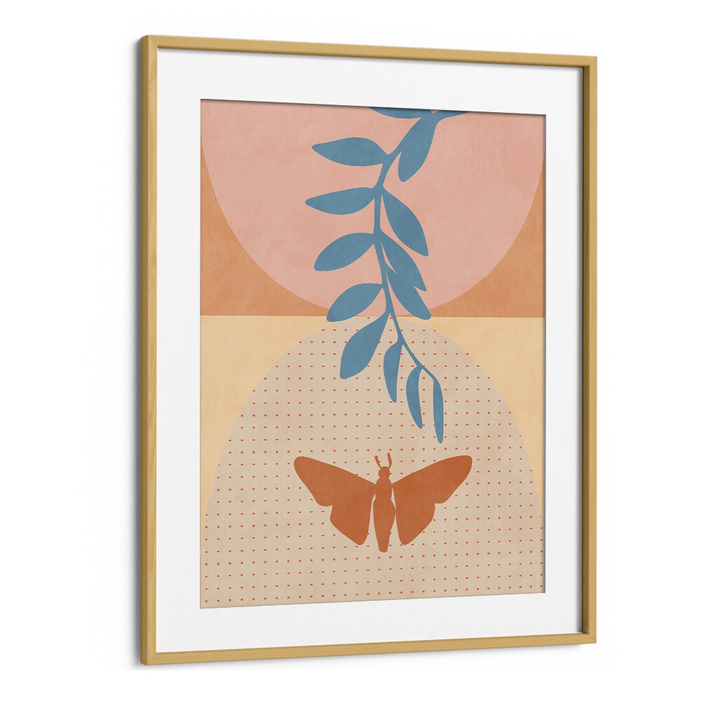 Elegant SPACES 2020 I, ABSTRACT PAINTINGS by Ana Rut Bre, framed art featuring soft colors and organic shapes.