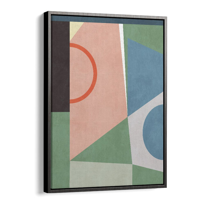 Transform your space with SPACES 2020 II, ABSTRACT PAINTINGS by Ana Rut Bre featuring vibrant geometric designs.