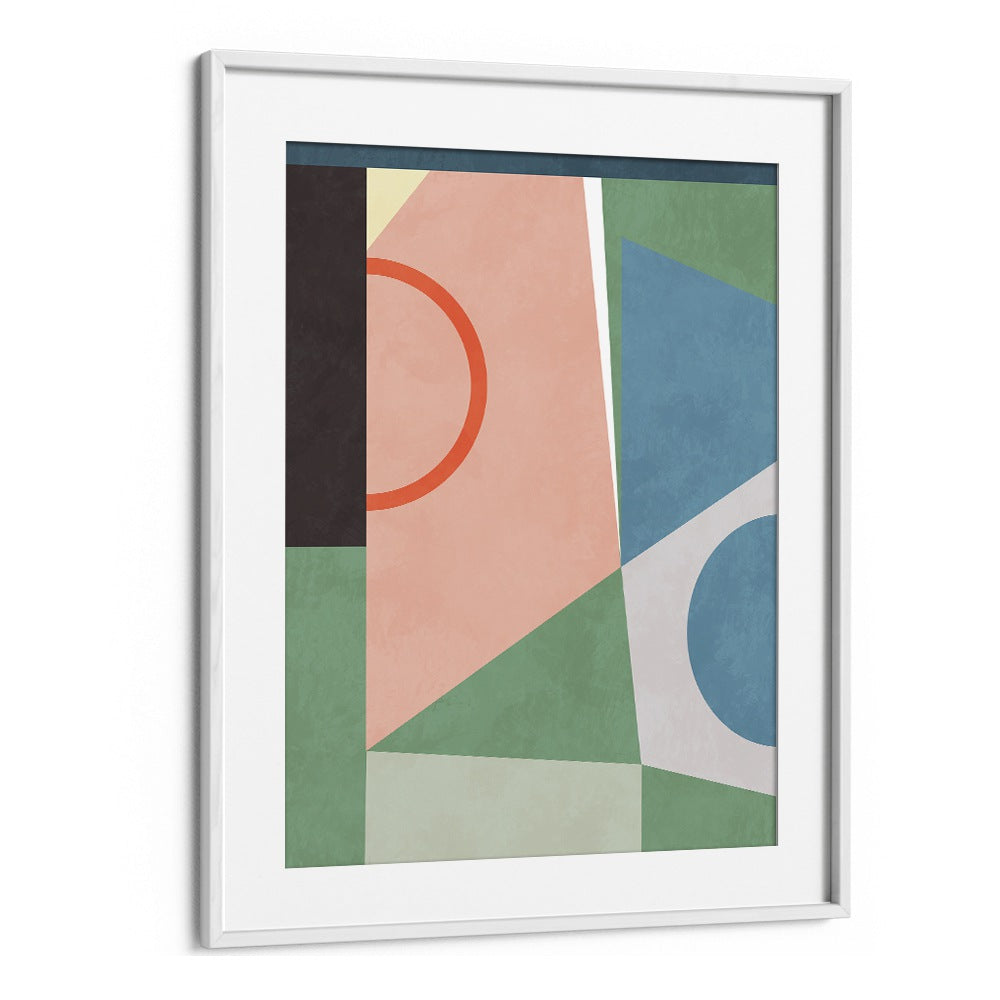 Stunning SPACES 2020 II, ABSTRACT PAINTINGS by Ana Rut Bre, framed artwork enhancing any modern decor.