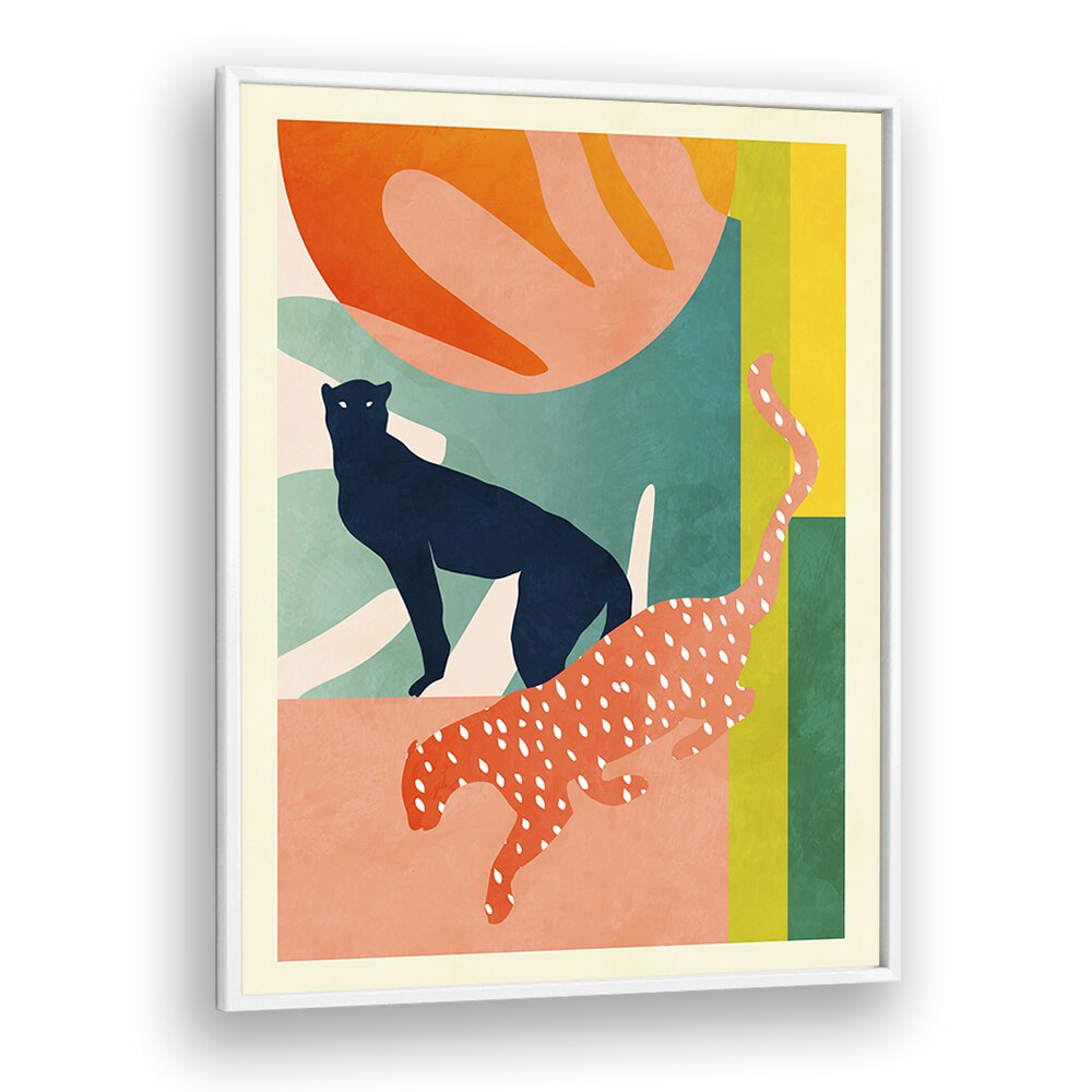 SPACES LEO KOPIE, ABSTRACT PAINTINGS showcase vibrant animals and colors, adding a unique flair to your space.