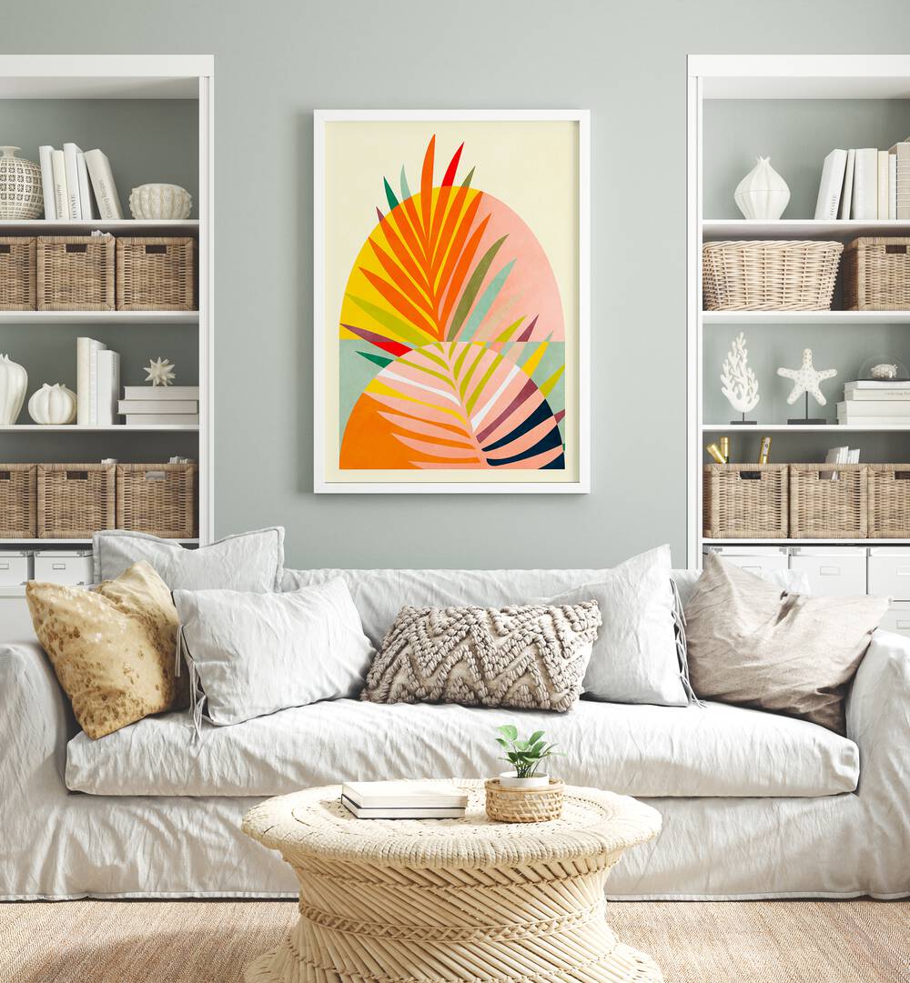 Vibrant SPACES III, ABSTRACT PAINTINGS by Ana Rut Bre, showcasing bold colors and unique design perfect for any space.