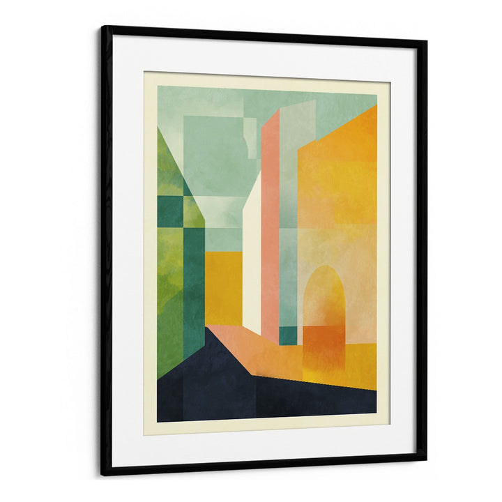 Bright and modern SPACES III TOWN, ABSTRACT PAINTINGS by Ana Rut Bre, perfect for transforming your space.