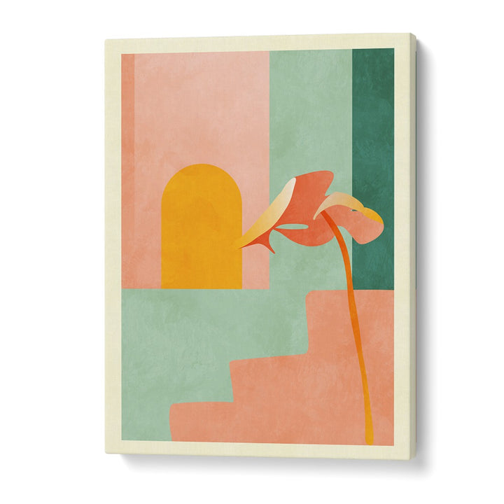 Transform your space with SPACES III TREPPE, ABSTRACT PAINTINGS by Ana Rut Bre, a stunning piece of modern art.