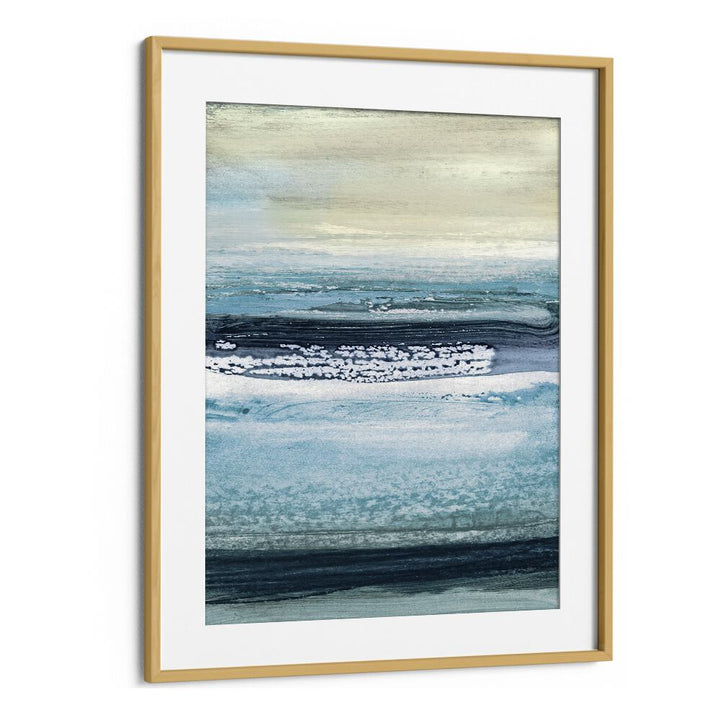 SPLASHED, ABSTRACT PAINTINGS by Dan Hobday features captivating colors in a chic oak frame, enhancing any space beautifully.