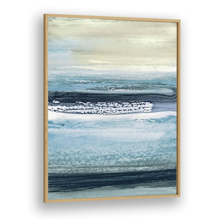 SPLASHED, ABSTRACT PAINTINGS by Dan Hobday features serene blues and textures, perfect for enhancing any space.